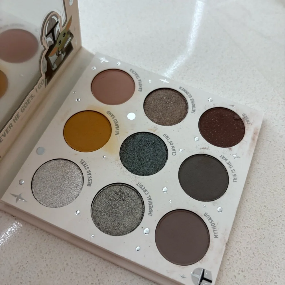 ColourPop Star Wars Mandalorian Eyeshadow Palette